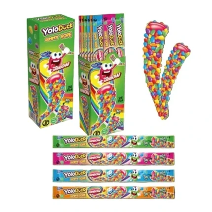 YoloDuck Gummy Rope Rainbow